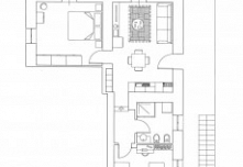 Trilocale in viale trieste